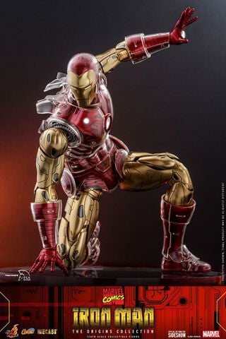 Figurine Comic Masterpiece - Marvel The Origins Collection - Iron Man 1/6 33 Cm